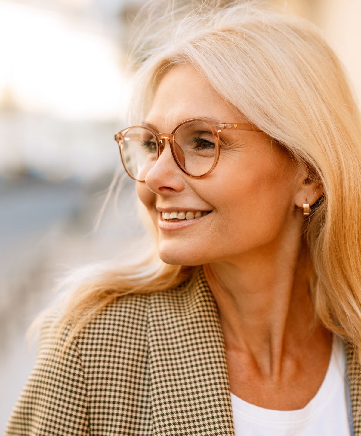 Franklin IPL Model in glasses